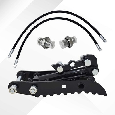 Mini Excavator Hydraulic Thumb Grab 3 Hole For 0.8 2 Ton Heavy Duty Clamp