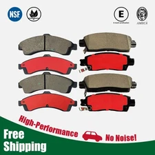 Front&Rear High-Performance Ceramic Brake Pads for Chevrolet Trailblazer EXT 