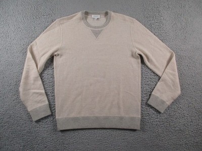 Todd Snyder Sweater Mens XS Beige Cashmere Crewneck Pullover