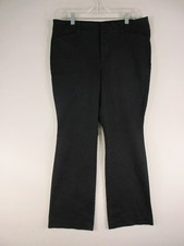 Old Navy Pants Womens 14 High-Rise Pixie Black Stretch Bootcut Trouser Casual