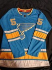 adidas St. Louis Blues Colton Parayko #55 NHL Hockey Jersey Size 50 Blue — photo 2