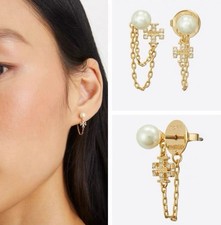 Pearl Drop Earrings - Tory Burch Tiny Pearl Design