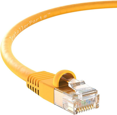 CAT6 Cable UTP Booted - Yellow - 100 FT - 5 Pack - Professional Series - 10Gbps,