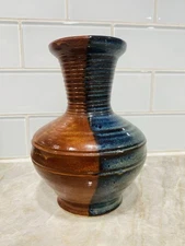 ADAMA Studio Art Pottery Vase Handmade Artist Signed