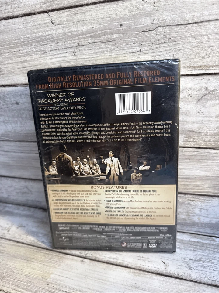 To Kill a Mockingbird (DVD) New Sealed Classic 50th Anniversary Edition - Image 4 of 4
