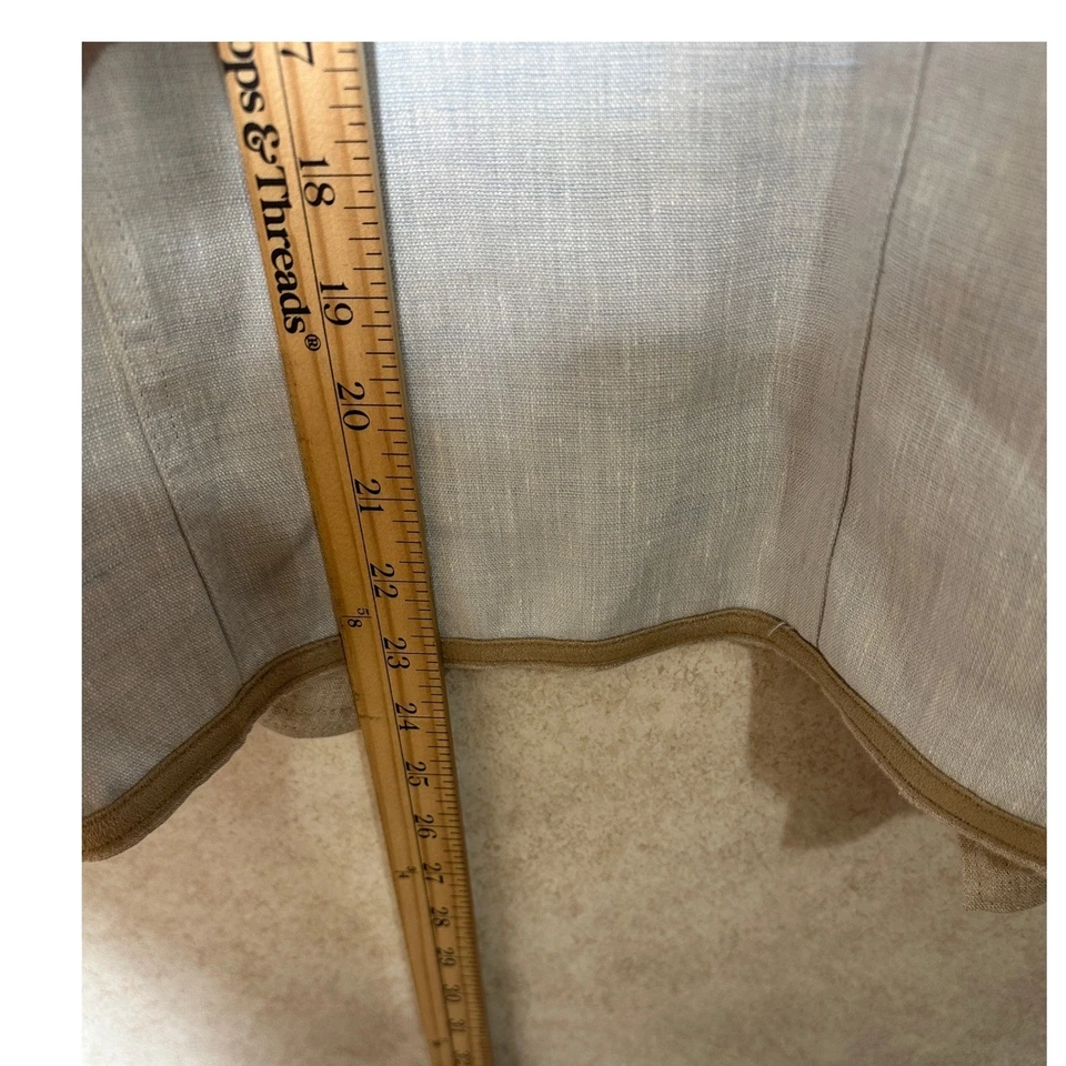 Lafayette 148 New York 100% Linen Lightweight Open Blazer Jacket Blue Size Small - Image 4 of 4