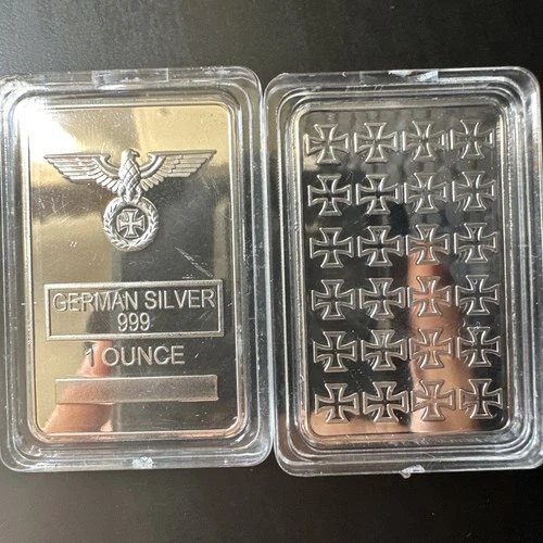New ListingGerman Design- 1 oz Troy GERMAN Silver Bar- Collector’s