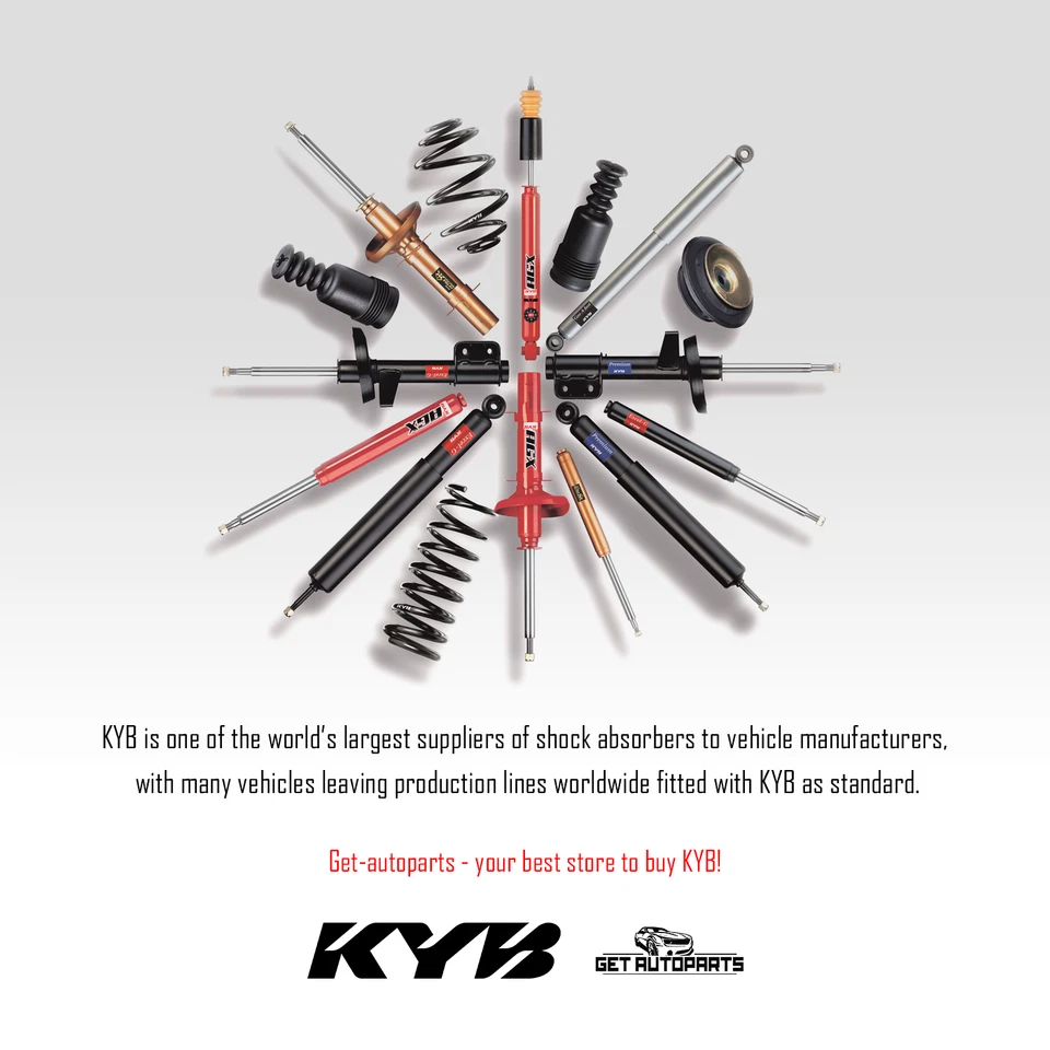 KYB Kit 4 Shocks Front Rear for GMC Jimmy 1995-05 GR-2/EXCEL-G Gas Charged Foto 4 de 4