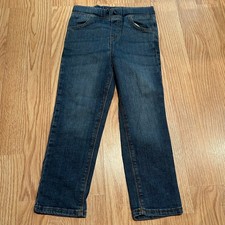 Jumping Beans Toddler Boys Girls 5T Medium Wash Pull On Denim Jeans Elastic