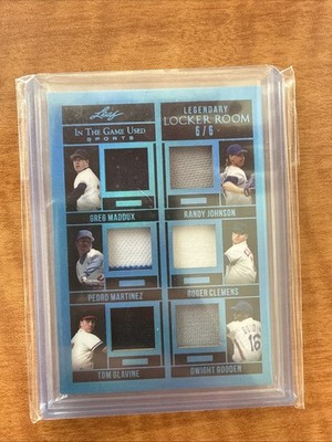 2022 Leaf in the Game Used Sports Legendary Locker Room 6/6