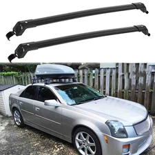 For Cadillac CTS 2003-2019 Roof Rack Cross Bar Luggage Kayak Cargo Carrier +Lock