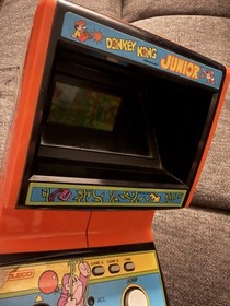 Vintage Donkey Kong Junior Jr COLECO Tabletop Mini Arcade Video Game CIB Boxed