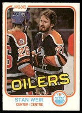 1981-82 O-Pee-Chee Stan Weir #124 Edmonton Oilers