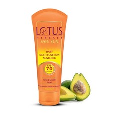 Lotus Herbals Sunscreen SPF 70 PA  60 grams Cream