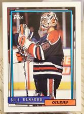 1992-93 Topps Bill Ranford #126 Edmonton Oilers