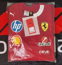 Ferrari F1 Team 2025 Season Oversized T-Shirt Adults Size M UK - BNWT