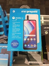 Motorola AT T XT2163-7 Moto G Go 4G 32GB 6.5" Prepaid Smartphone Phone - Carrier