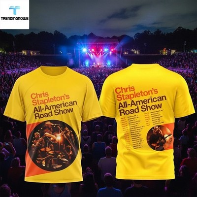 Chris Stapleton All American Road Show 2026 Concert Shirt s-5xl 494T136