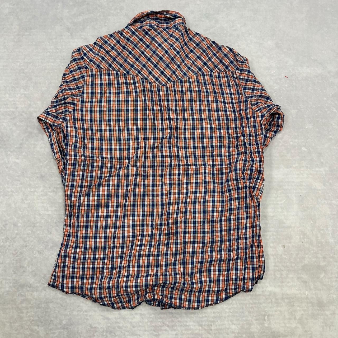 Wrangler Western Shirt checked patterned long sleeve shirt Men's L thumbnail 5