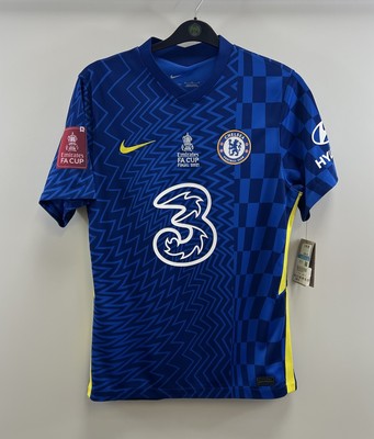 Neu mit Etikett Chelsea FA Cup Finale 2021 Heim Fußball Trikot 2021/22 Erwachsene (M) Nike H338