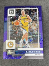 2022-23 Panini Donruss Optic TJ McConnell Purple Fast Break /99 Indiana Pacers