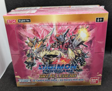 Bandai Digimon Card Game SEALED BOOSTER BOX Great Legend BT04
