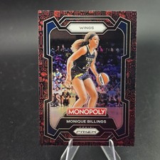 2024 Panini Prizm Monopoly WNBA - Monique Billings #19 Classic Icons Red Prizm