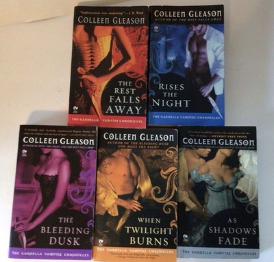 Lot of 5 Colleen Gleason Complete Set Series GARDELLA VAMPIRE CHRONICLES Books
