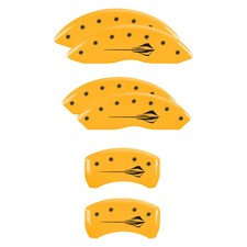 Mgp Gloss Yellow Caliper Covers W Stingray C8 Engraving Full Kit 6 Pcs