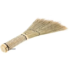 Corn Broom with Wood Handle Artificial Props Whisk for Car Brooms