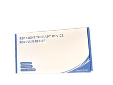 Power adjustable red light therapy device for pain relief