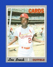 1970 Topps Set-Break #330 Lou Brock NR-MINT *GMCARDS*