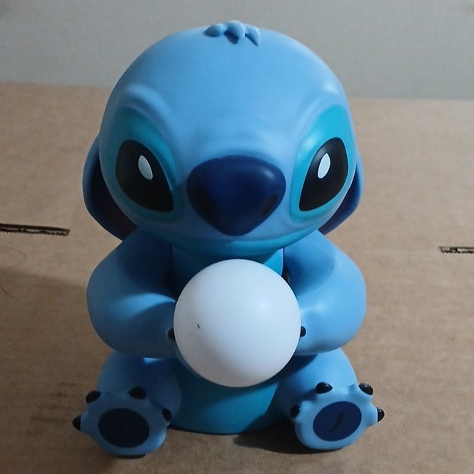 Disney Lilo & Stitch Stitch LED Night Light Lamp Figure Holding Ball