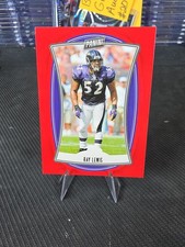Ray Lewis 2022 Panini Player of the Day #99 Red Parallel Baltimore Ravens