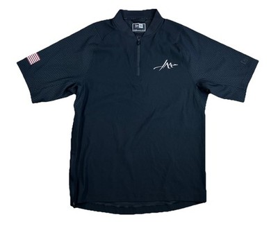 New Era 1/4 Zip Jet Aviation Access Maintenance Pull Over Polyester Black Size S