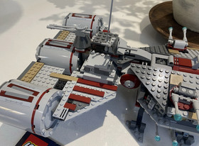 Lego Republic Frigate 7964 Star Wars 100% Complete Set with Box Commander Wolffe