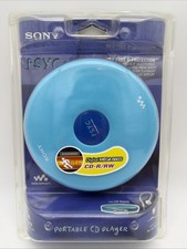 Sony PSYC Walkman D-EJ010 Portable CD Player Blue Sealed Y2K Retro Music Cd-R/RW