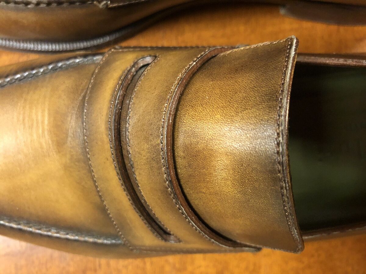 BERLUTI ANDY LOAFER 7.5 D TAN w/ Original Shoe Trees. Retail BERLUTI ANDY LOAFER 7.5 D TAN w/ Original Shoe Trees. Retail
