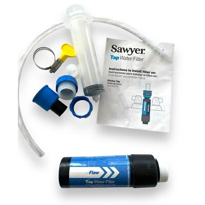 #ad Sawyer Tap Water Filter Kit NEW Potable H2O Camping Disasters Boil Alerts $33.00