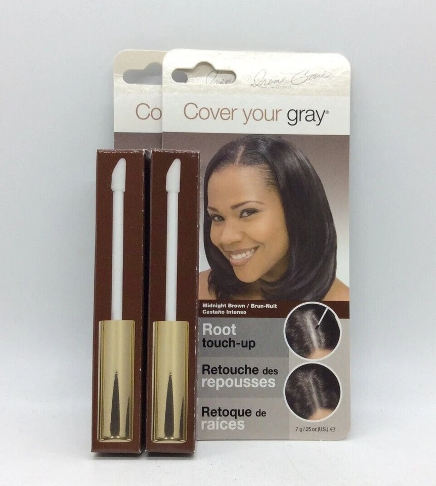 2x Cover Your Gray de Irene Gari 0,25 oz/7 g raíz retoque seleccionar color R75 Foto 2 de 2