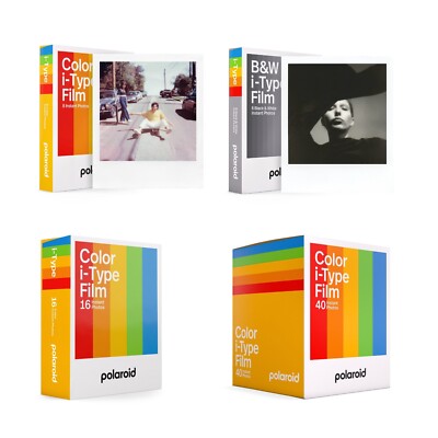 Polaroid Color i-Type Sofortbild mit 8 / 16 / 40 Aufnahmen farbig / schwarz-weiß