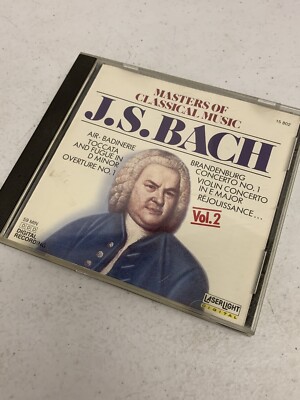Masters of Classical Music, Vol. 2: Bach (CD, Oct-1990, Laserlight) | eBay