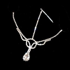 Hair Accessory Necklace Forehead Chain Head Chain Jewelry Wedding Tikka Bride