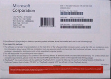 Windows Win 11 pro 64 bit DVD with Genuine License Product Key New  Sealed
