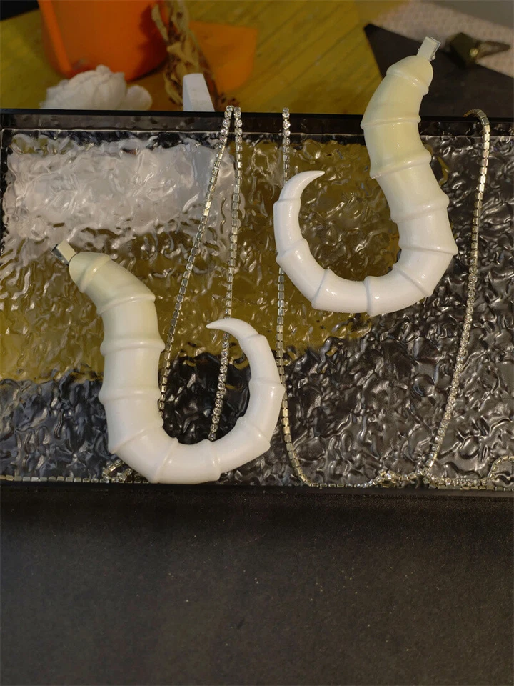 Arknights Eyjafjalla the Hvít Aska Cabeza de Cuerno Esquina Tocado Horquilla Accesorios  Foto 3 de 4