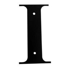 Wrought Iron Letter I Medium 12" Made in USA
