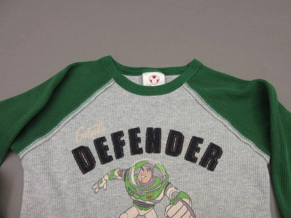 CAMISETA TOP TOY STORY MANGA LARGA GRIS/VERDE NIÑOS DISNEY STORE TALLA M (7-8) T562 Foto 2 de 4