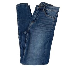 American Eagle Women’s Jeans Size 0 Super Hi Rise Jegging Blue Stretch #2522