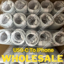 Wholesale Lot For iPhone 14 13 12 11 Pro XR 8 Fast Charger PD USB C Type C Cable