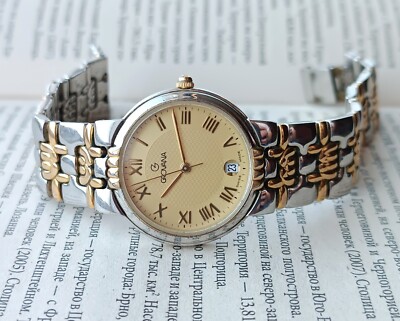 Vintage Watch GROVANA Sapphire Crystal Wristwatch Unisex 